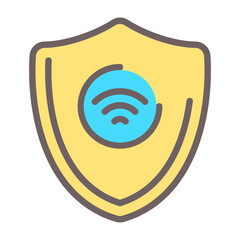 Smart Security System Vector Icon