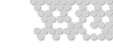 Grey tiles wall. round marble textures, ball tiles. Top view pavement circle block gray texture with seamless patterns floor background. Air Bubble wrap texture background. Textured Background.