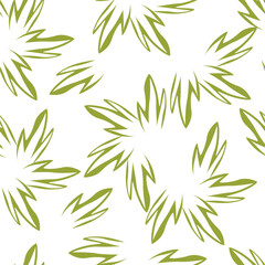 Cute feminine seamless watercolor pattern with little tiny wildflowers, hand drawn