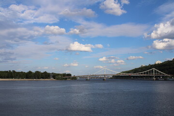 the bridge over the river