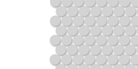 Grey tiles wall. round marble textures, ball tiles. Top view pavement circle block gray texture with seamless patterns floor background. Air Bubble wrap texture background. Textured Background.