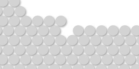 Grey tiles wall. round marble textures, ball tiles. Top view pavement circle block gray texture with seamless patterns floor background. Air Bubble wrap texture background. Textured Background.