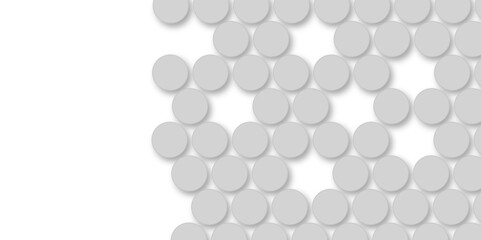 Grey tiles wall. round marble textures, ball tiles. Top view pavement circle block gray texture with seamless patterns floor background. Air Bubble wrap texture background. Textured Background.