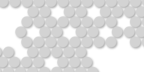 Grey tiles wall. round marble textures, ball tiles. Top view pavement circle block gray texture with seamless patterns floor background. Air Bubble wrap texture background. Textured Background.