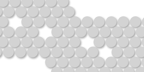 Grey tiles wall. round marble textures, ball tiles. Top view pavement circle block gray texture with seamless patterns floor background. Air Bubble wrap texture background. Textured Background.