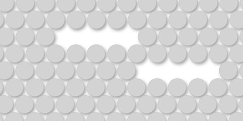 Grey tiles wall. round marble textures, ball tiles. Top view pavement circle block gray texture with seamless patterns floor background. Air Bubble wrap texture background. Textured Background.