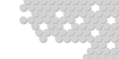 Grey tiles wall. round marble textures, ball tiles. Top view pavement circle block gray texture with seamless patterns floor background. Air Bubble wrap texture background. Textured Background.
