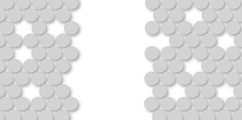 Grey tiles wall. round marble textures, ball tiles. Top view pavement circle block gray texture with seamless patterns floor background. Air Bubble wrap texture background. Textured Background.