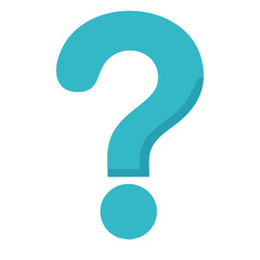 Teal Question Mark Symbol on Black Background Concept Asking Queries Seeking Solutions Inquiries Investigations and Confusions