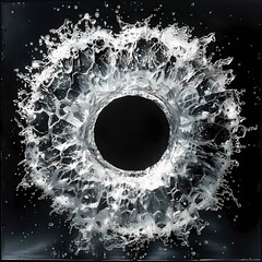 The magnesium element, with an artistic and modern design that perfectly symbolizes the shape of the element, placed in the center as the main focal point, radiates a spectacular glow against a deep b