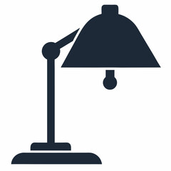 Obraz premium table lamp isolated on white background