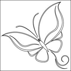 Minimalist line art drawing of a stick of butter