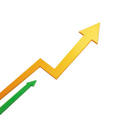 Growth Chart: Upward Trend, Financial Success, Progress Arrow