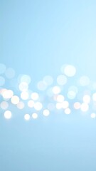 Blue Bokeh Lights Background.