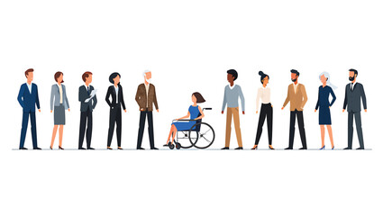 Diverse Business Team Inclusivity Collaboration