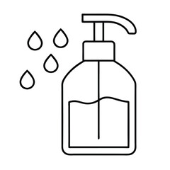 vector illustration of a bottle of water