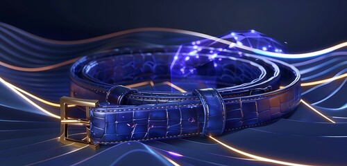 bely background in different color buckles and different unique color best abstract art belt backgorund