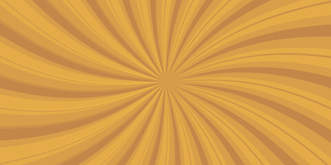 Abstract glowing yellow sunburst background Retro vintage horizontal background for presentation, banner, poster, flyer, sales. Modern pop art poster for summer and spring