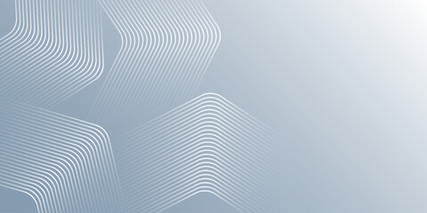 Modern abstract blue background with glowing geometric lines. Blue pastel gradient rounded triangle shape design. Suit for business, brochure, corporate, poster