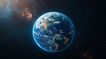 Obraz premium Clean energy helps protect our planet for future generations.
