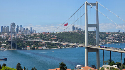 Fototapeta premium Bosphorus and the bridge