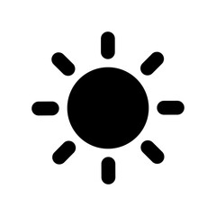 Bright Full fill Vector icon