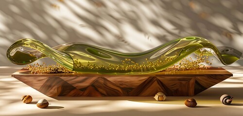 sleek belt design with abstract gold bucker with its silver designing abstract background of the belt 