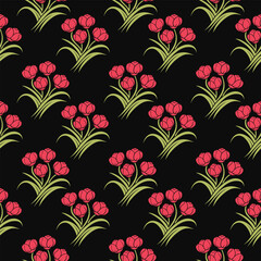colorful flower design pattern