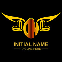 ON Golden Wing Emblem Logo