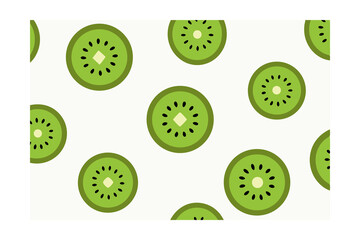 Fototapeta premium vector illustration of a set of fruit