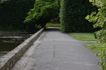walkway in the park