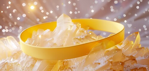 sleek belt design with abstract gold bucker with its silver designing abstract background of the belt 