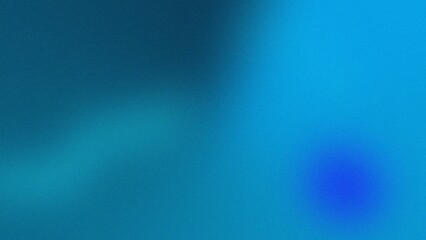 Deep Teal and Blue Grainy Abstract Gradient Background with Soft Blurry Effects