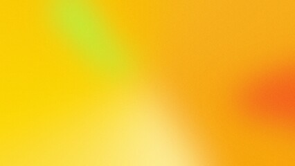 Warm Yellow and Orange Grainy Abstract Gradient Background with Soft Green Hues