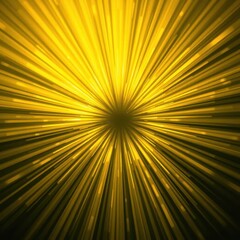 Obraz premium Abstract burst of yellow light, radiating outwards from center, starburst, summer