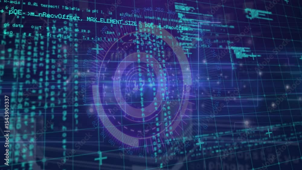 Poster at start hud element decrementing from 60 to 14, code panels sliding, visualizing countdown