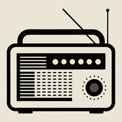 retro radio icon