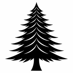 set of christmas trees