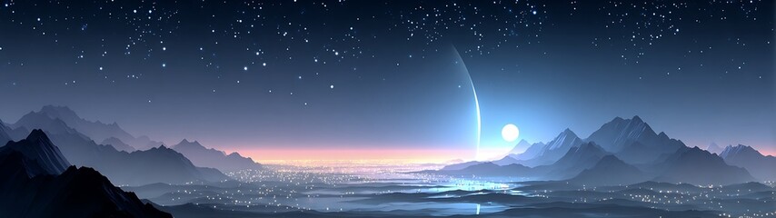 Alien Planet Sunrise (1)