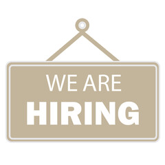 We are hiring colorful tag vector art