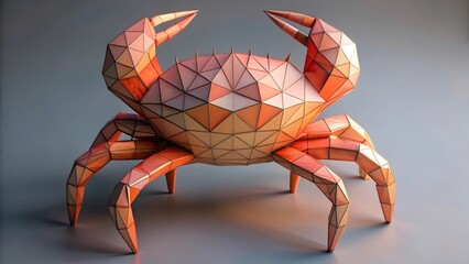 Low-Poly Crab Model