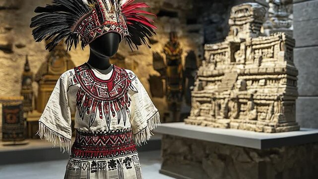 indigenous nahua ceremonial attire video