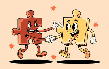 complementary concepts, like puzzle pieces