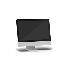 A sleek, modern computer monitor with a minimalist design, ideal for various computing tasks.