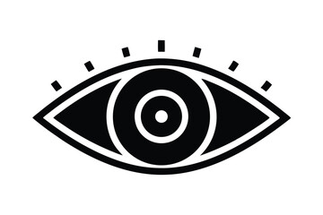 vector illustration of a eye