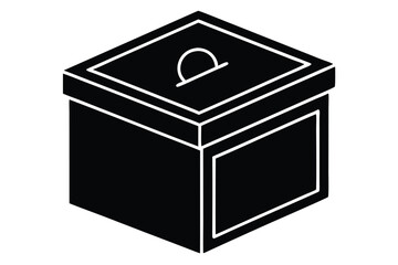 donation box vector icon
