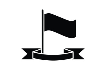 checkpoint flag vector icon