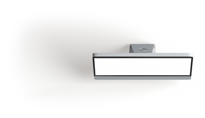 A sleek, modern ceiling light fixture designed for illumination.