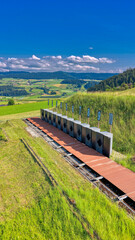 Modernisierte Kugelfanganlage im Emmental, Schweiz