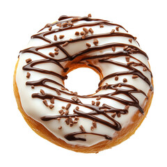 Fototapeta premium isolated Doughnut in transparent background